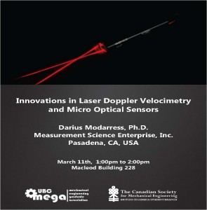 MEGA Invited Talk: Innovations in LDV and Micro Optical Sensors