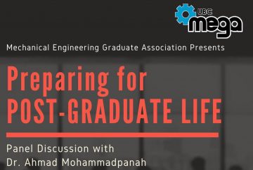 Preparing for Post-Graduation life – Panel Discussion with Dr. Ahmad Mohammadpanah
